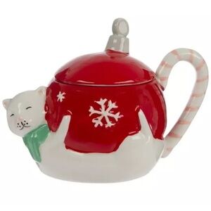Sleigh Bell Bistro Cat Ornament Mug